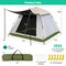 Portable Pop-Up Camping Tent 2-4 Person Family Waterproof Dome Beige Green Grey